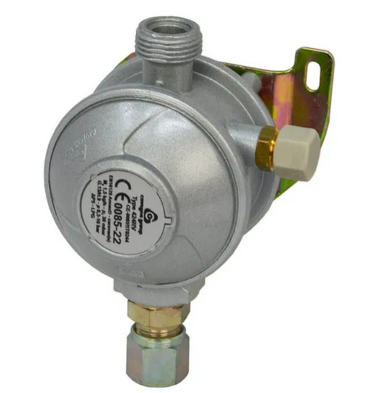 gas regulator suitable for caravan motorhome installations