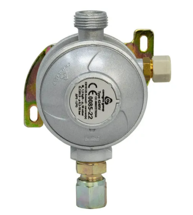 gas regulator suitable for caravan motorhome installations