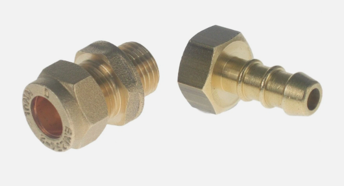 brass 8mm compression fitting with a 8mm fulham nozzle