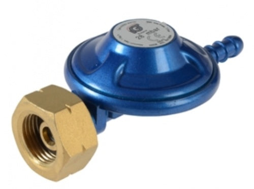 blue butane gas regulator with f valve butane nut end and 8mm connection end