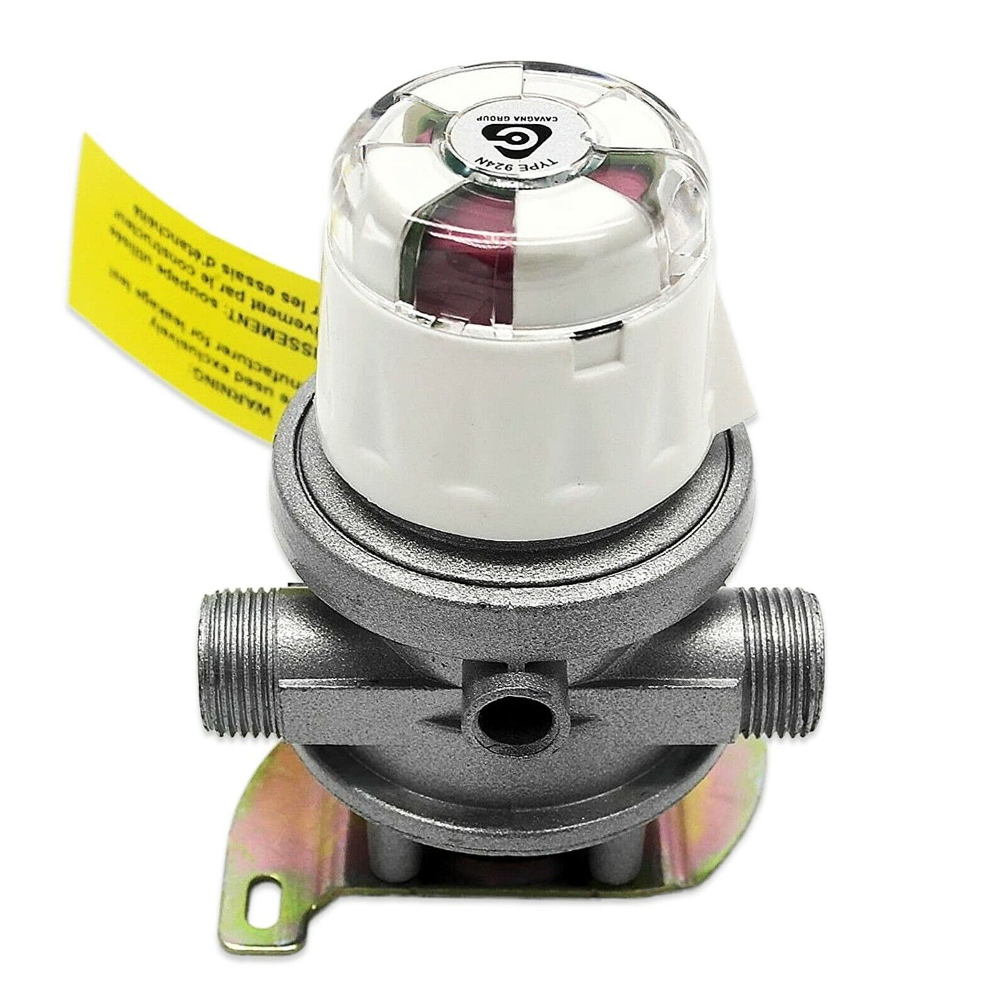 automatic changeover gas regulator suited to caravans and motorhomes