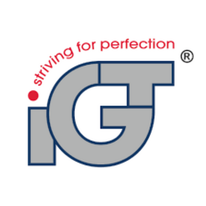 integrated gas technologies logo with the slogan 'striving for perfection'.