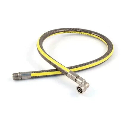 micropoint gas cooker hose with angled swivel head and 1/2" bsp outlet