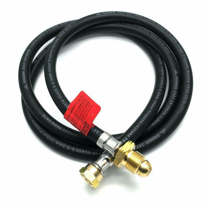1.5 metre gas hose pigtail with POL connection