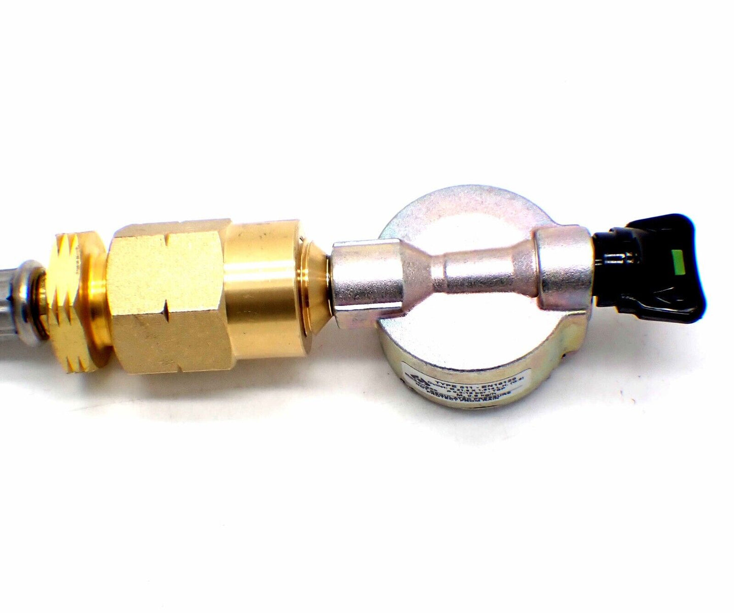 21mm clip on gas cylinder adapter made by cavagna, complete with POL connection adaptor