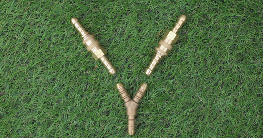 video showing how the gas hose 3 way splitter works
