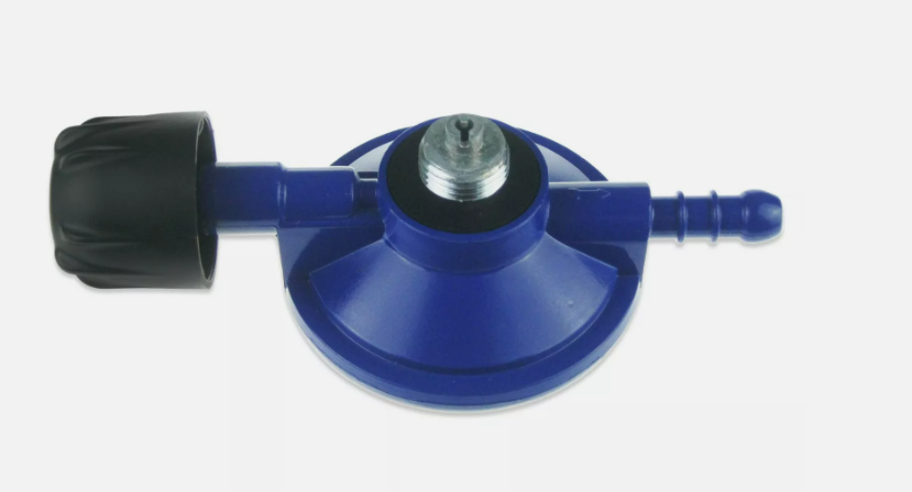 gas regulator suitable for connection to campingaz cylinders 