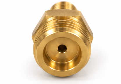 W20 Male Gas Pigtail Adaptor to 1/4" BSP Male – LPG Regulator Brass Fitting